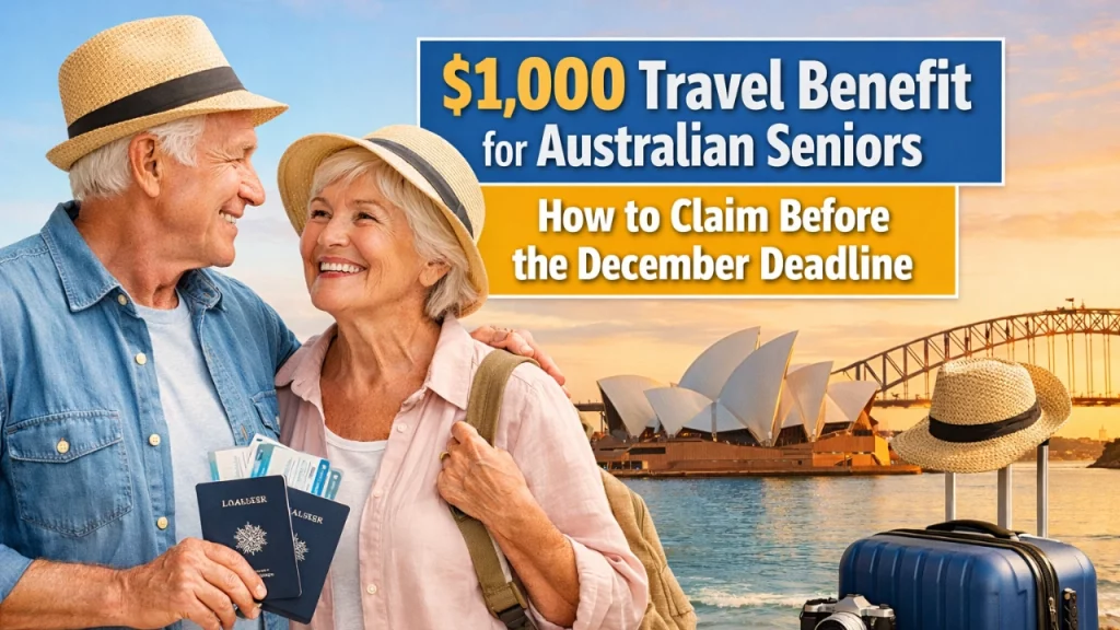 $1,000 Travel Benefit for Australian Seniors — How to Claim Before the December Deadline
