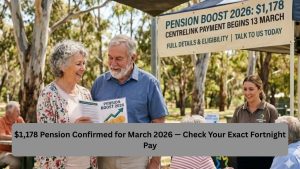 $1,178 Pension Confirmed for March 2026 — Check Your Exact Fortnight Pay