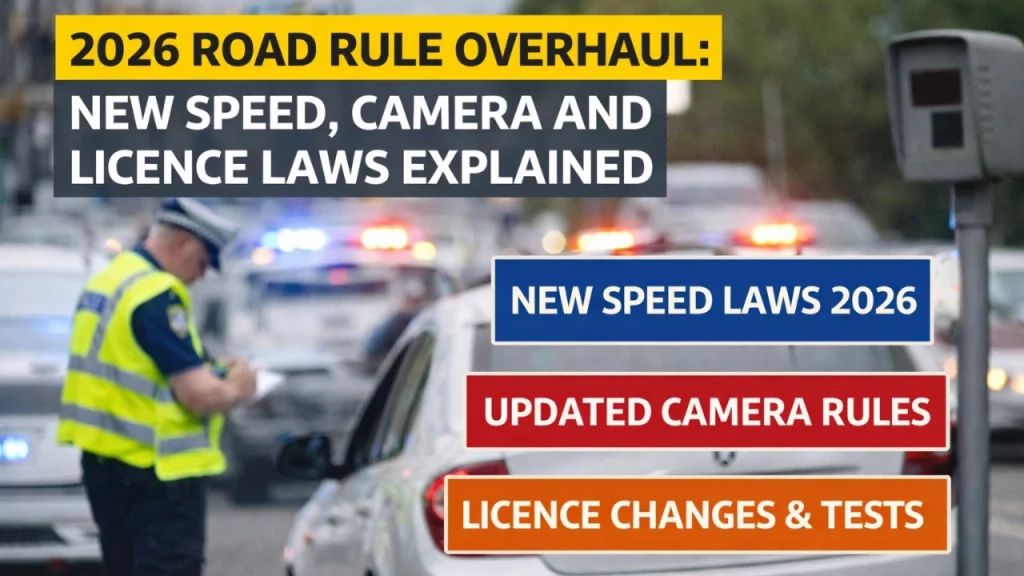2026 Road Rule Overhaul: New Speed, Camera and Licence Laws Explained