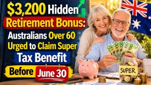$3,200 Hidden Retirement Bonus: Australians Over 60 Urged to Claim Super Tax Benefit Before June 30
