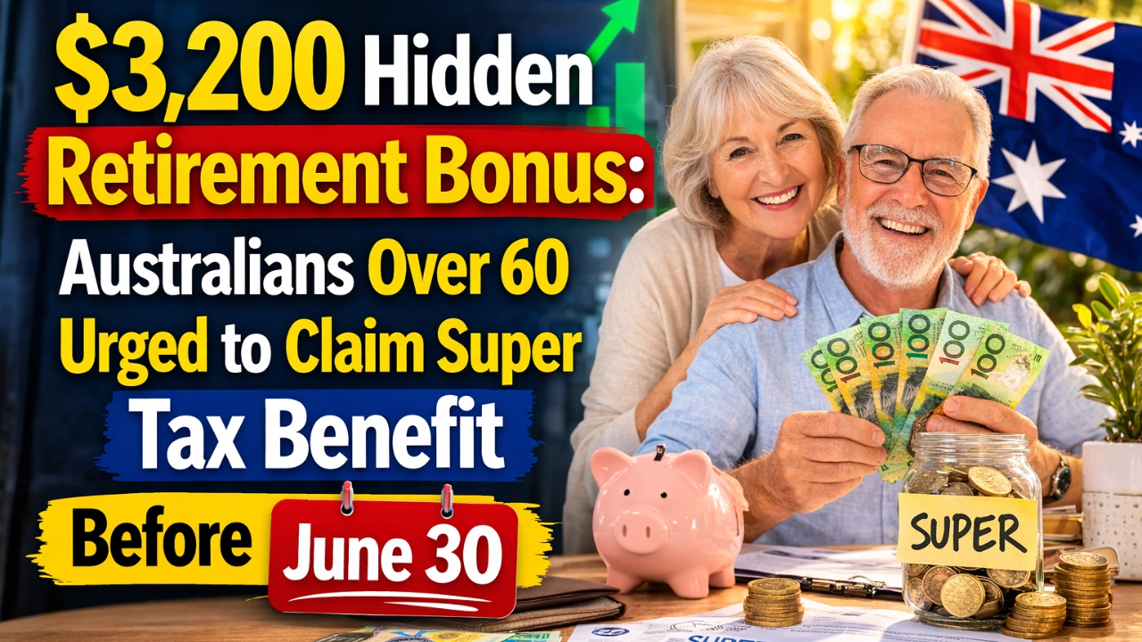 $3,200 Hidden Retirement Bonus: Australians Over 60 Urged to Claim Super Tax Benefit Before June 30