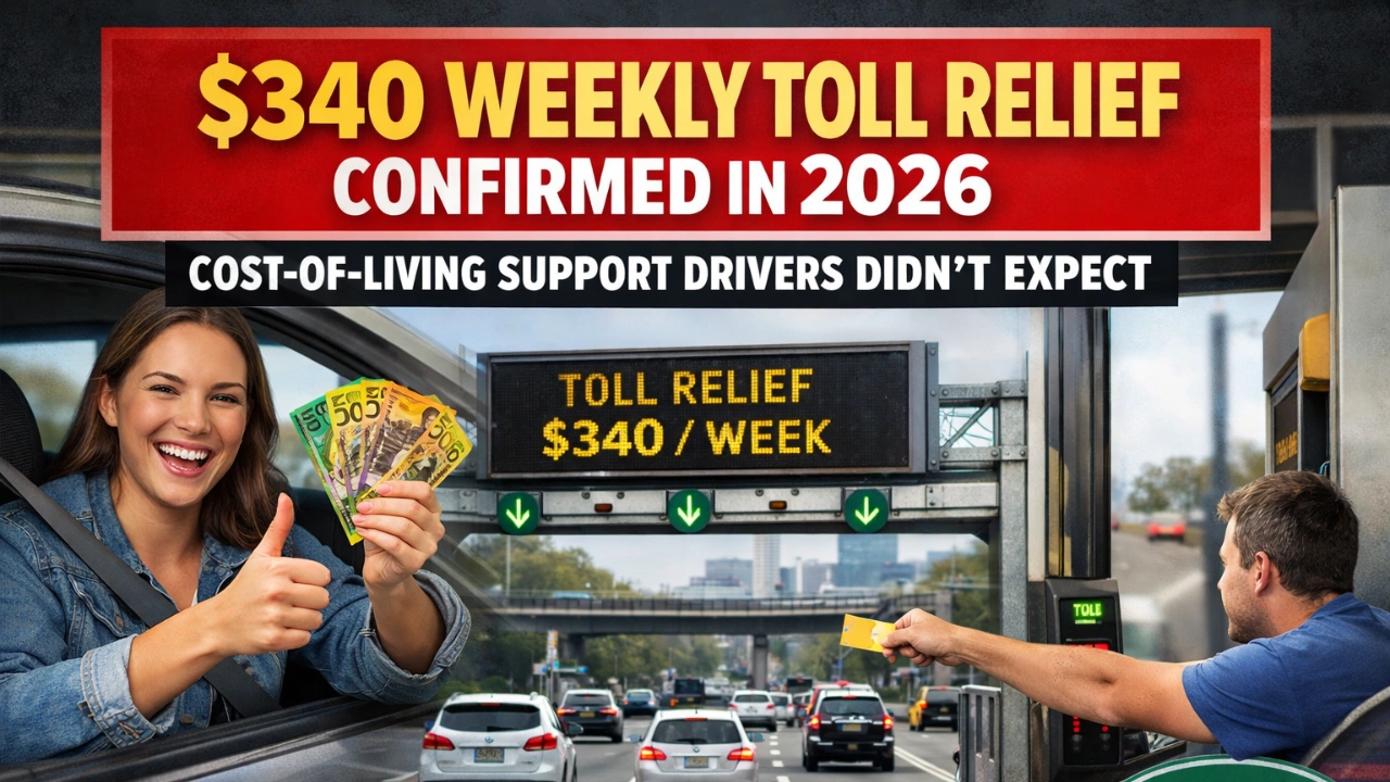 $340 Weekly Toll Relief Confirmed in 2026: Cost-of-Living Support Drivers Didn’t Expect