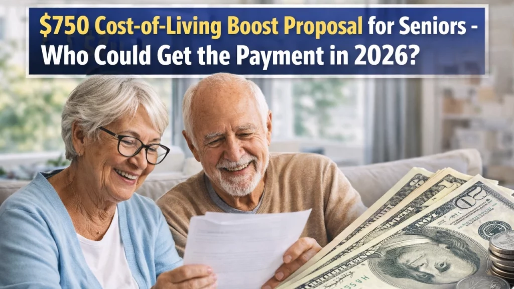 $750 Cost-of-Living Boost Proposal for Seniors – Who Could Get the Payment in 2026?