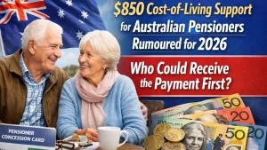 $850 Cost-of-Living Support for Australian Pensioners Rumoured for 2026 — Who Could Receive the Payment First