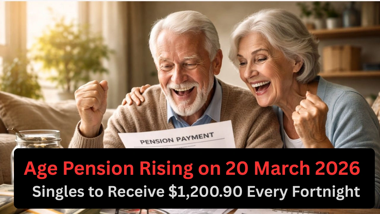 Age Pension Rising on 20 March 2026 – Singles to Receive $1,200.90 Every Fortnight