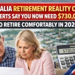 Australia Retirement Reality Check: Experts Say You Now Need $730,000 to Retire Comfortably in 2026
