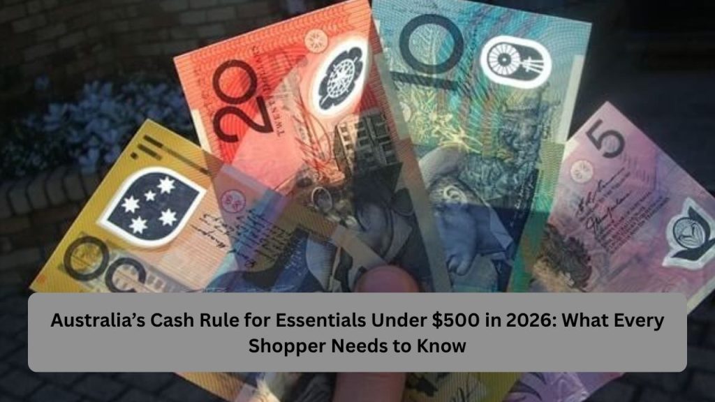 Australia’s Cash Rule for Essentials Under $500 in 2026: What Every Shopper Needs to Know