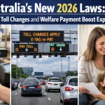 Australia’s New 2026 Laws: Cash Mandate, Toll Changes and Welfare Payment Boost Explained