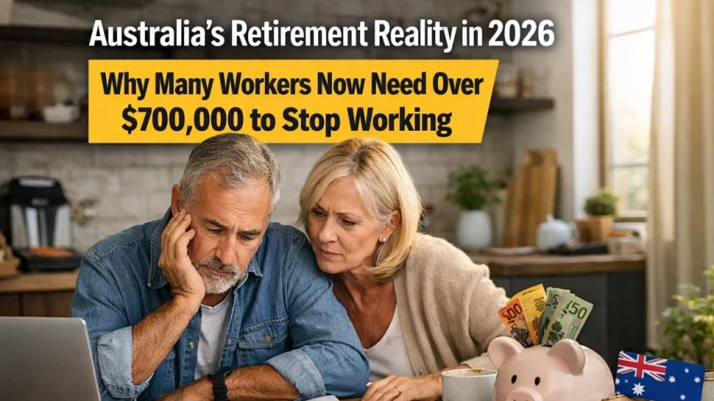 Australia’s Retirement Reality in 2026: Why Many Workers Now Need Over $700,000 to Stop Working