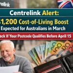 Centrelink Alert: $1,200 Cost-of-Living Boost Expected for Australians in March – Check If Your Postcode Qualifies Before April 15