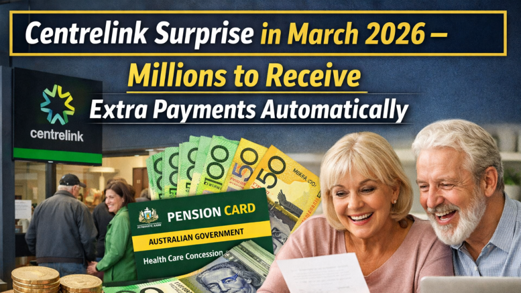 Centrelink Surprise in March 2026 – Millions to Receive Extra Payments Automatically
