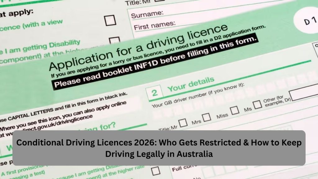 Conditional Driving Licences 2026: Who Gets Restricted & How to Keep Driving Legally in Australia