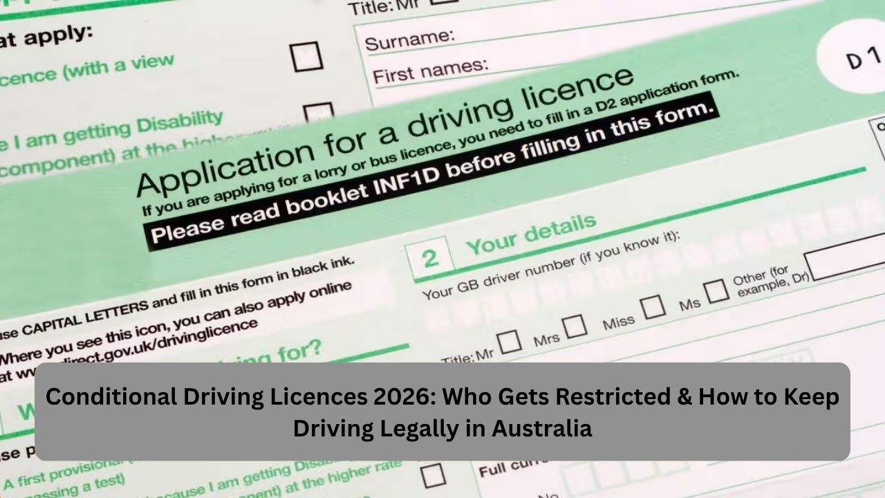 Conditional Driving Licences 2026: Who Gets Restricted & How to Keep Driving Legally in Australia