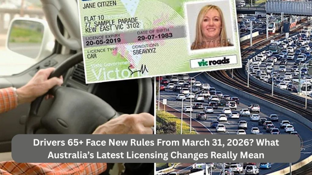 Drivers 65+ Face New Rules From March 31, 2026? What Australia’s Latest Licensing Changes Really Mean
