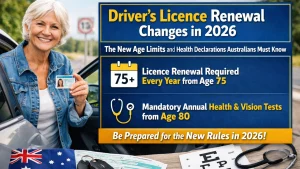 Driver’s Licence Renewal Changes in 2026 – The New Age Limits and Health Declarations Australians Must Know