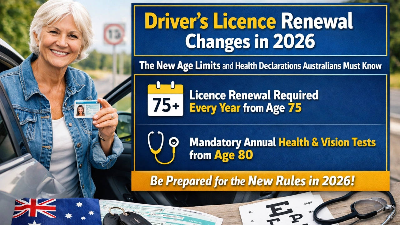Driver’s Licence Renewal Changes in 2026 – The New Age Limits and Health Declarations Australians Must Know