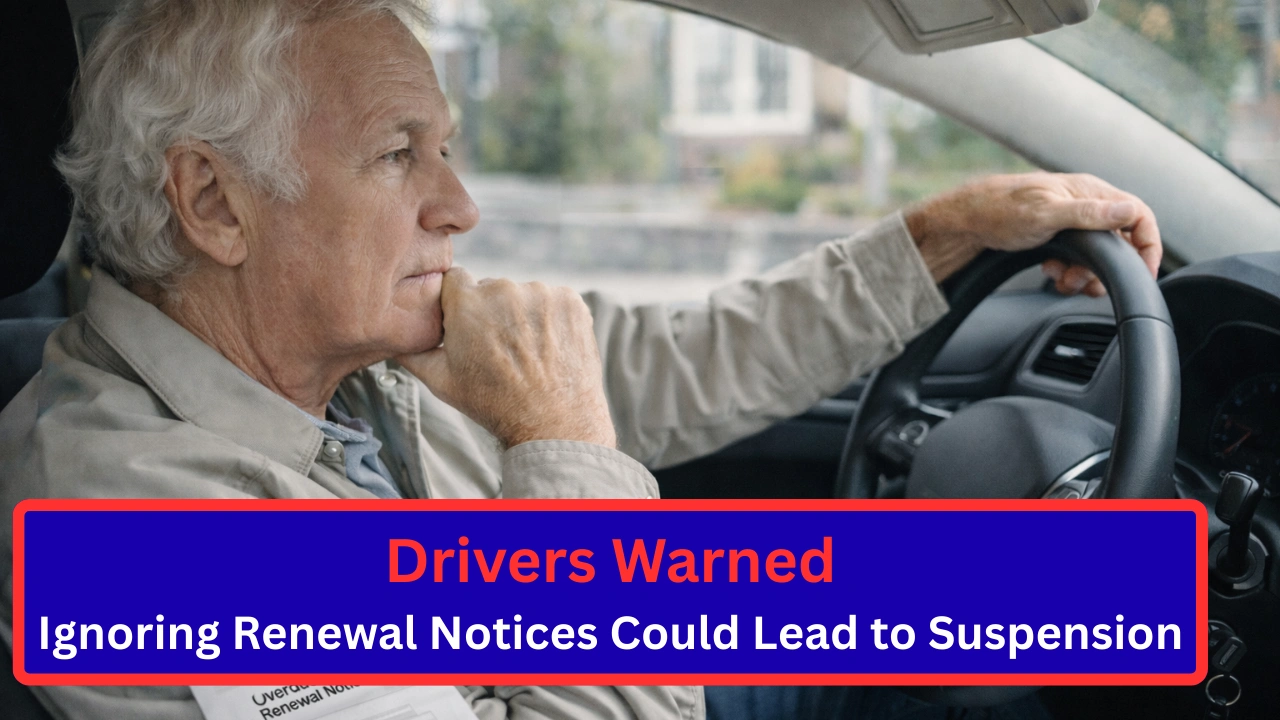 Drivers Warned: Ignoring Renewal Notices Could Lead to Suspension