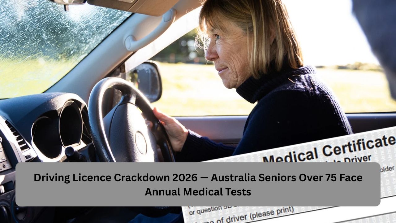 Driving Licence Crackdown 2026 — Australia Seniors Over 75 Face Annual Medical Tests