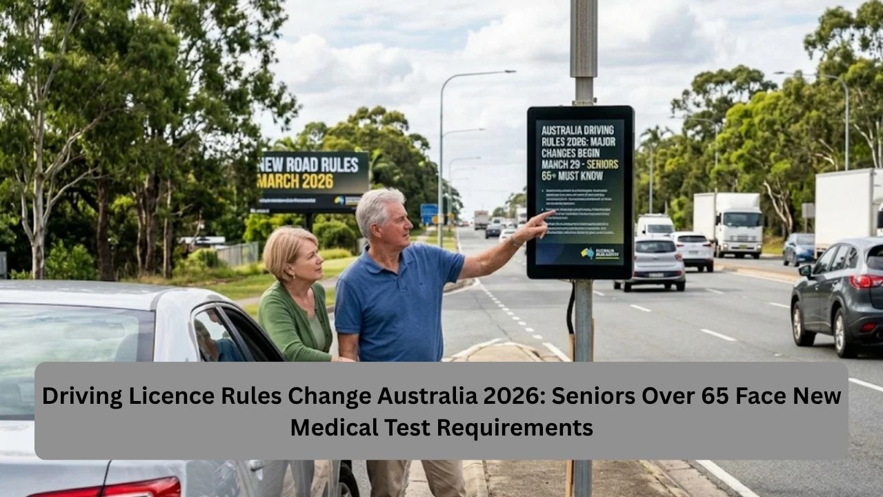 Driving Licence Rules Change Australia 2026: Seniors Over 65 Face New Medical Test Requirements