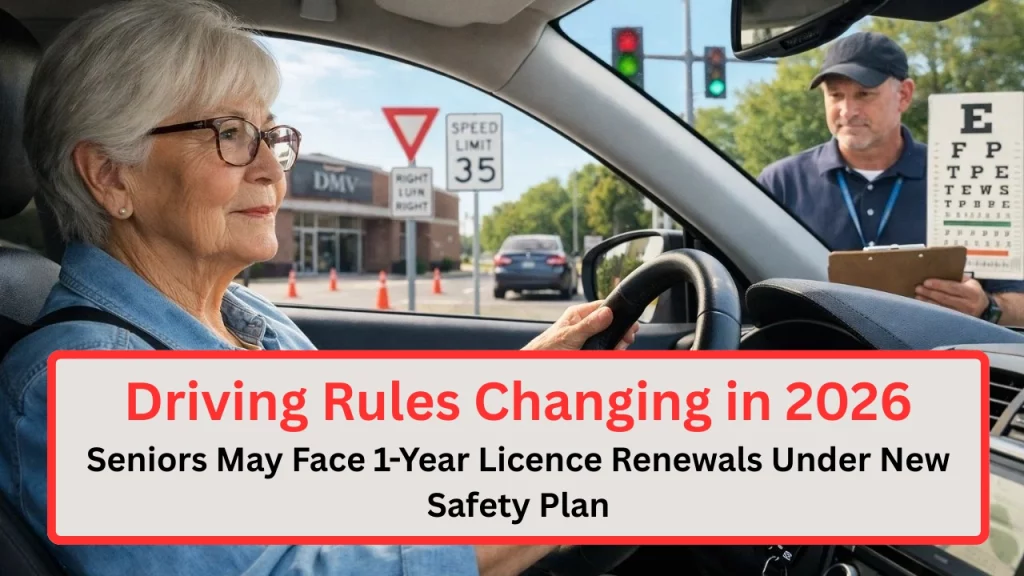 Driving Rules Changing in 2026: Seniors May Face 1-Year Licence Renewals Under New Safety Plan