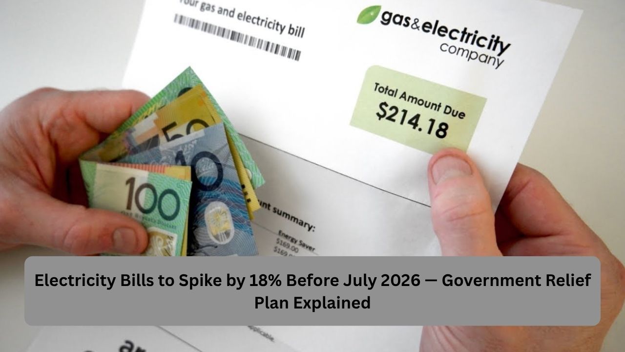 Electricity Bills to Spike by 18% Before July 2026 — Government Relief Plan Explained