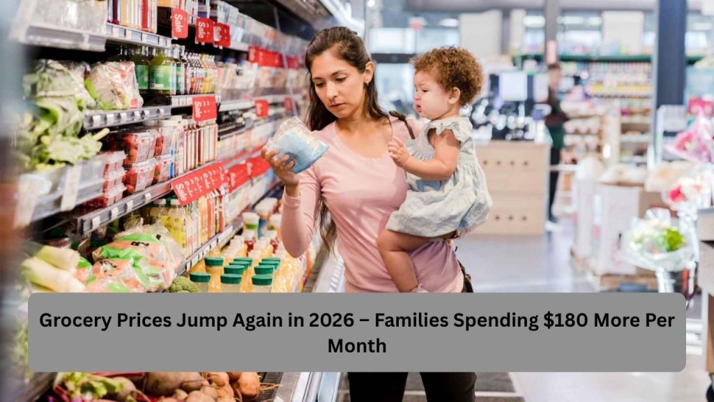 Grocery Prices Jump Again in 2026 – Families Spending $180 More Per Month