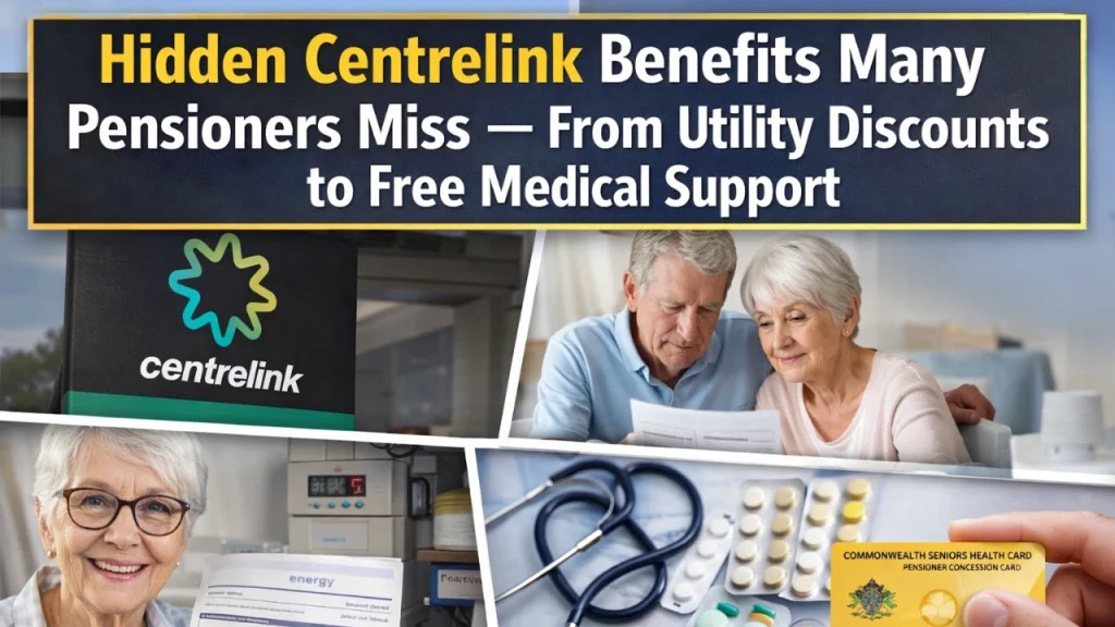 Hidden Centrelink Benefits Many Pensioners Miss — From Utility Discounts to Free Medical Support