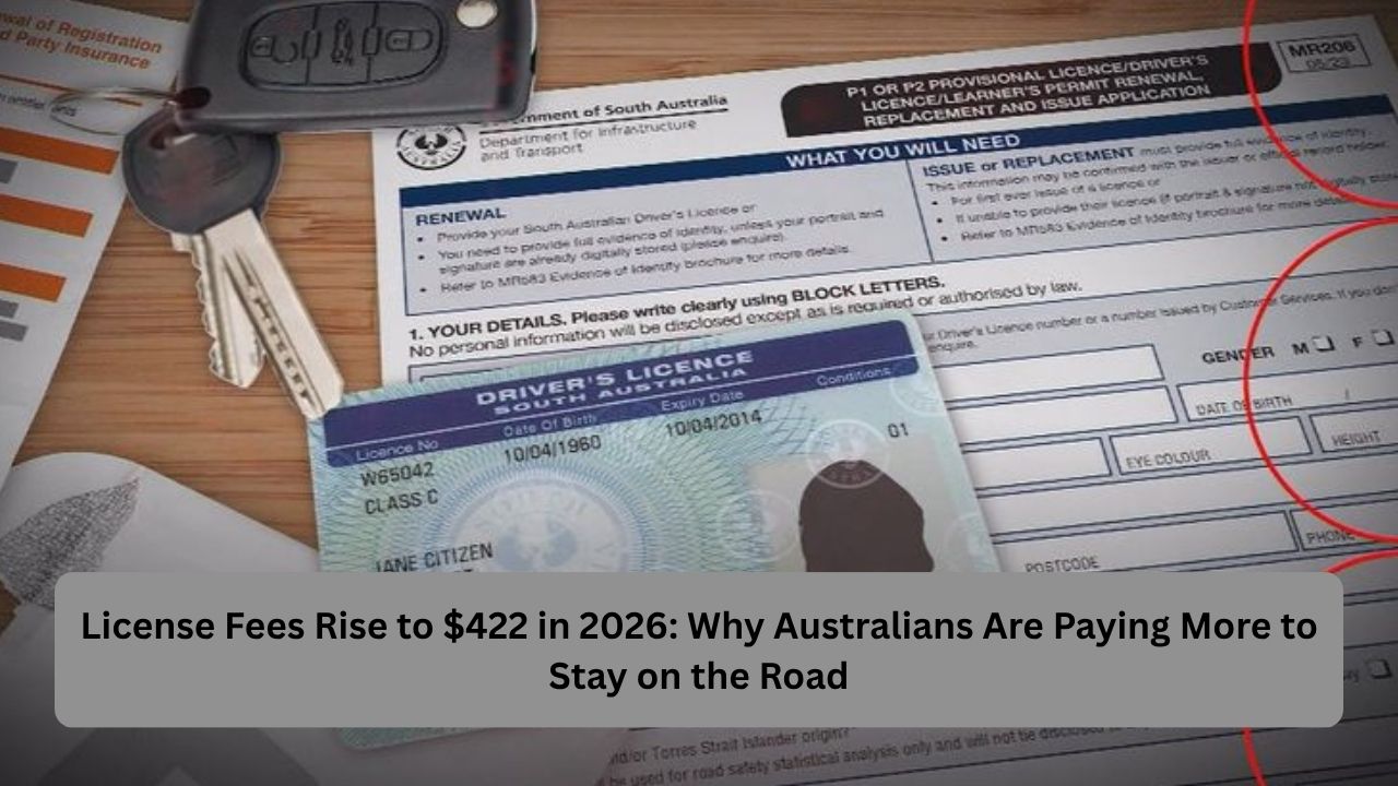 License Fees Rise to $422 in 2026: Why Australians Are Paying More to Stay on the Road