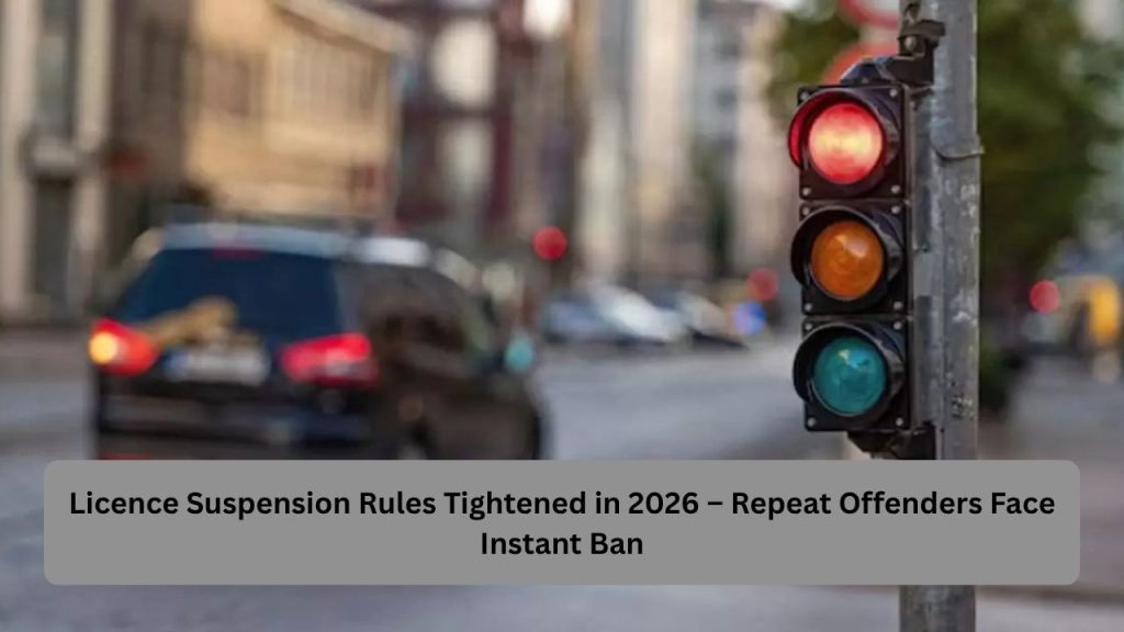 Licence Suspension Rules Tightened in 2026 – Repeat Offenders Face Instant Ban