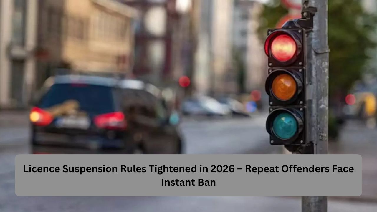 Licence Suspension Rules Tightened in 2026 – Repeat Offenders Face Instant Ban