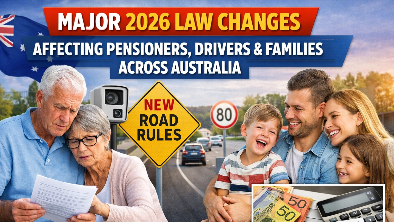 Major 2026 Law Changes Affecting Pensioners, Drivers and Families Across Australia