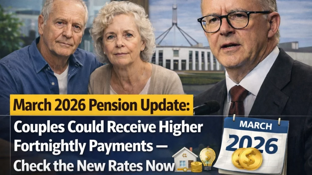 March 2026 Pension Update: Couples Could Receive Higher Fortnightly Payments — Check the New Rates Now