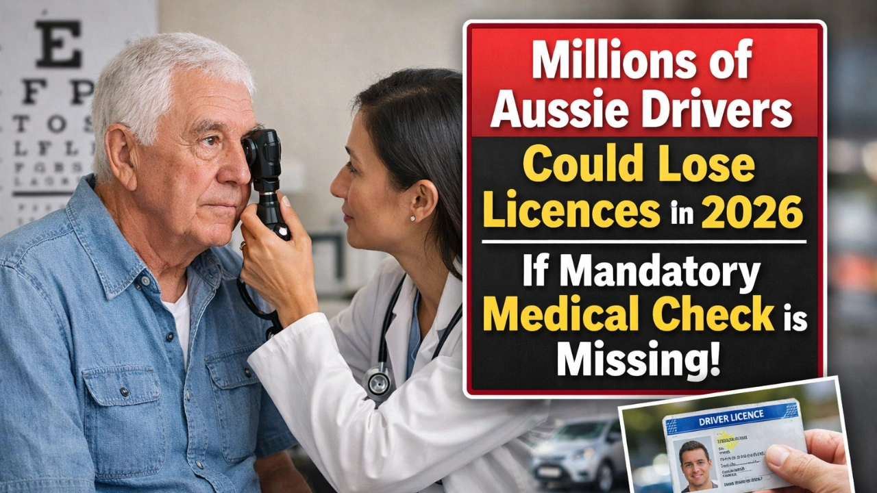 Millions of Aussie Drivers Could Lose Licences in 2026 if This Medical Check Is Missing – New Rule Explained