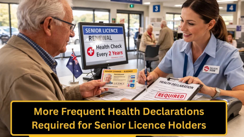 More Frequent Health Declarations Required for Senior Licence Holders
