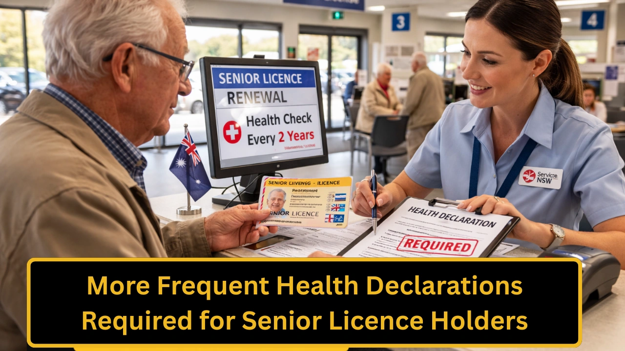 More Frequent Health Declarations Required for Senior Licence Holders
