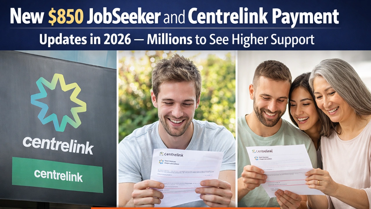 New $850 JobSeeker and Centrelink Payment Updates in 2026 – Millions to See Higher Support