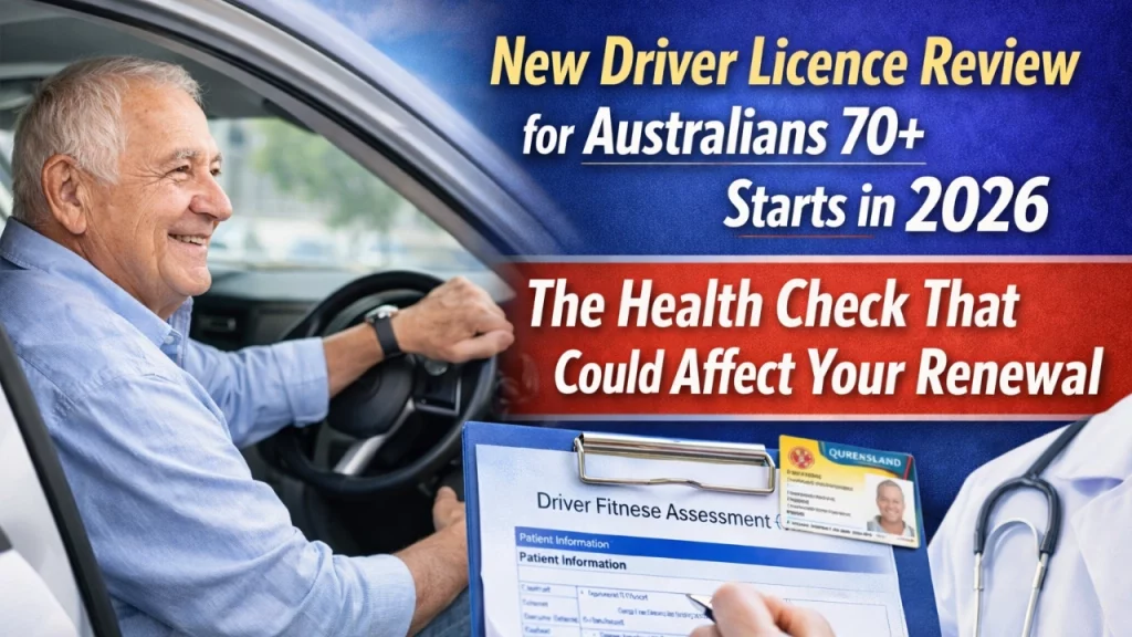 New Driver Licence Review for Australians 70+ Starts in 2026 — The Health Check That Could Affect Your Renewal