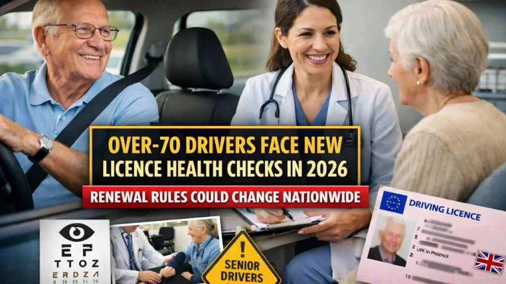 Over-70 Drivers Face New Licence Health Checks in 2026 — Renewal Rules Could Change Nationwide