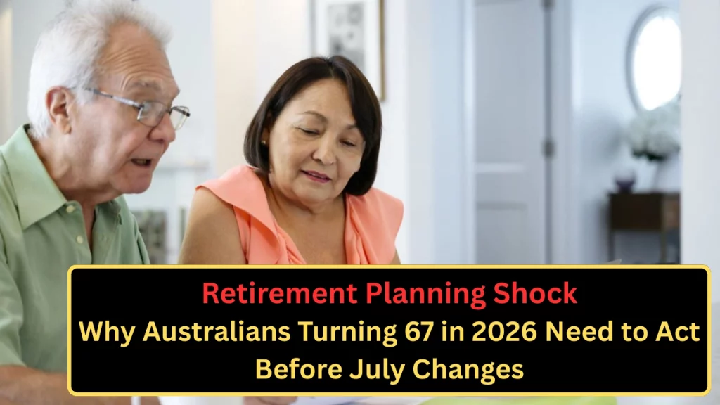 ⁠Retirement Planning Shock: Why Australians Turning 67 in 2026 Need to Act Before July Changes