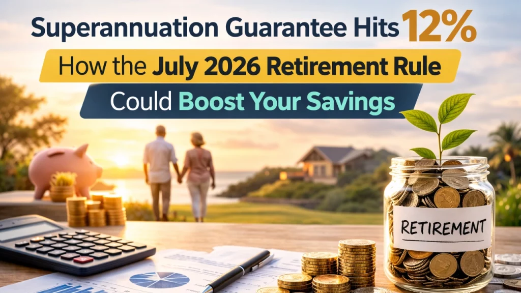 Superannuation Guarantee Hits 12% — How the July 2026 Retirement Rule Could Boost Your Savings