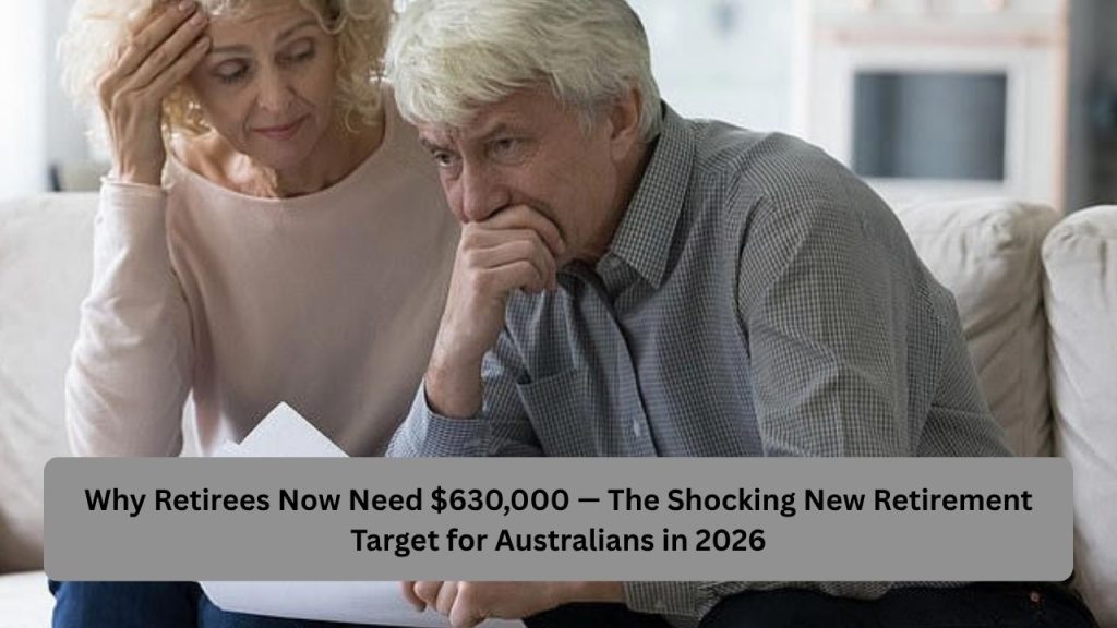 Why Retirees Now Need $630,000 — The Shocking New Retirement Target for Australians in 2026