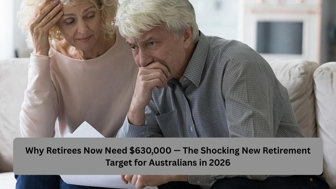 Why Retirees Now Need $630,000 — The Shocking New Retirement Target for Australians in 2026