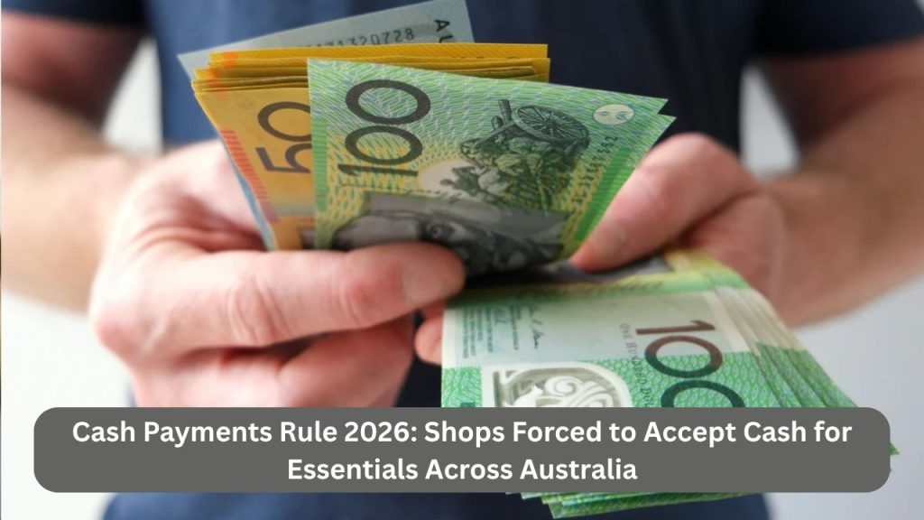 Cash Payments Rule 2026: Shops Forced to Accept Cash for Essentials Across Australia