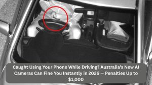Caught Using Your Phone While Driving? Australia’s New AI Cameras Can Fine You Instantly in 2026 — Penalties Up to $1,000