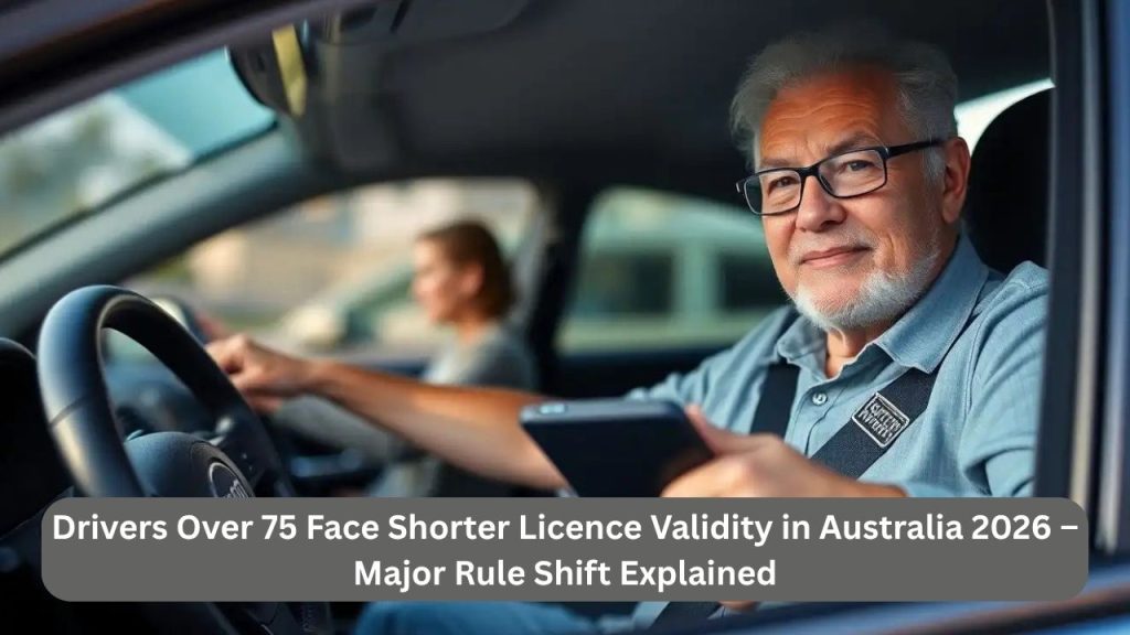 Drivers Over 75 Face Shorter Licence Validity in Australia 2026 – Major Rule Shift Explained