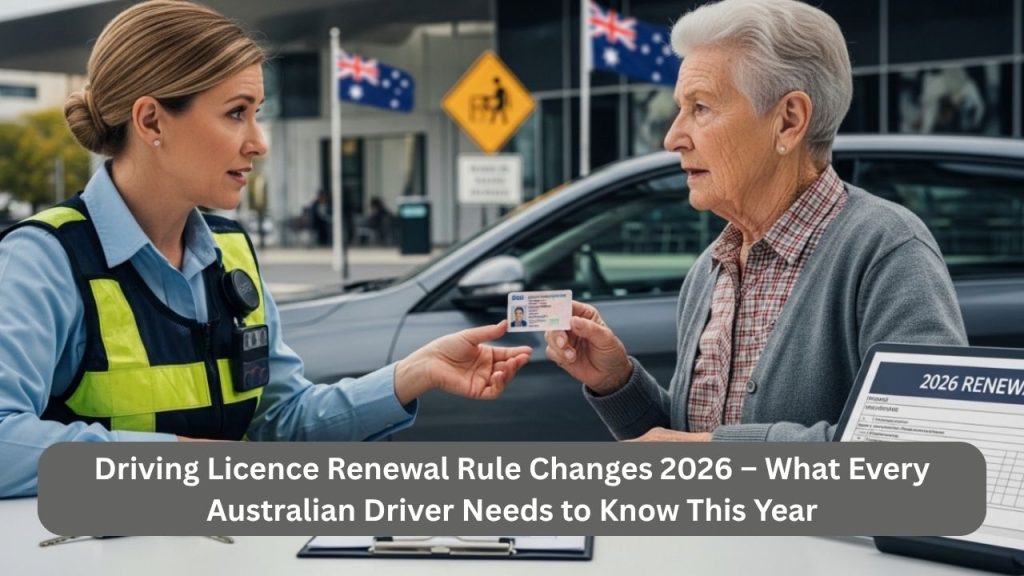 Driving Licence Renewal Rule Changes 2026 – What Every Australian Driver Needs to Know This Year