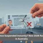 Driving Licence Suspended Instantly? New 2026 Rule Explained in Australia