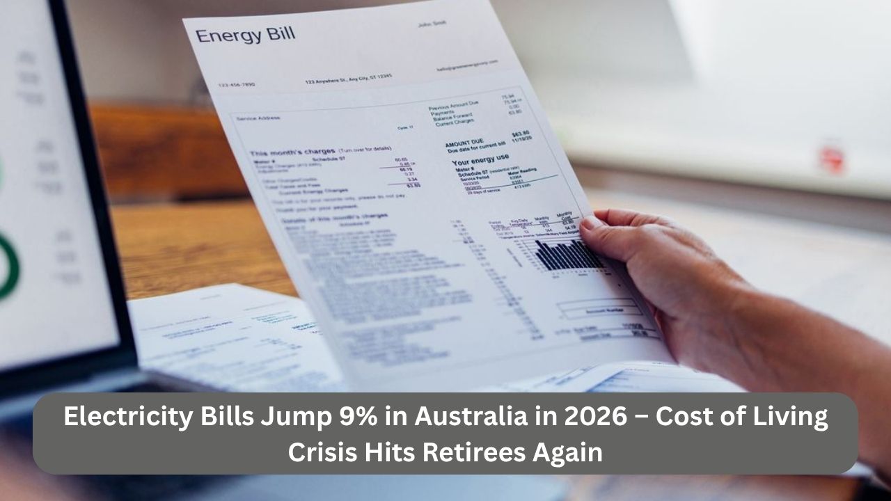 Electricity Bills Jump 9% in Australia in 2026 – Cost of Living Crisis Hits Retirees Again