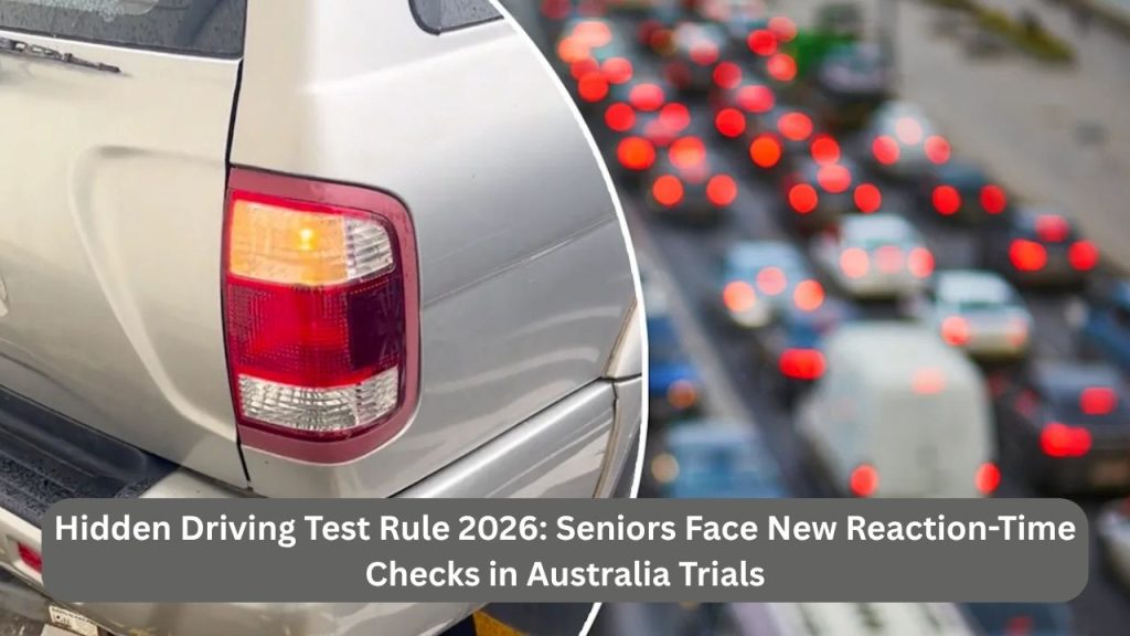 Hidden Driving Test Rule 2026: Seniors Face New Reaction-Time Checks in Australia Trials