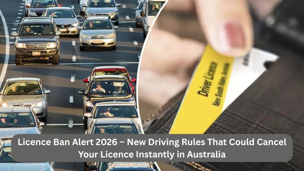 Licence Ban Alert 2026 – New Driving Rules That Could Cancel Your Licence Instantly in Australia